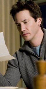 keanu reeves reading letter