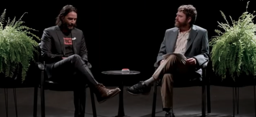 Keanu Reeves in Between Two Ferns Movie